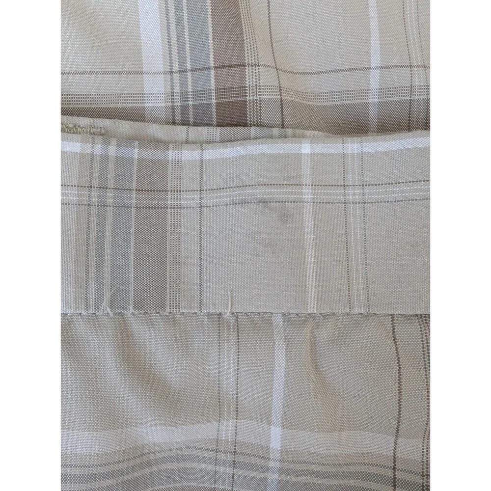 Ben Hogan Performance Shorts Men's Size 36 Beige Plaid Pockets Athleisure Golf